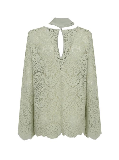 Tunica blusa in pizzo con sciarpa Giada D. Exterior | 607479GIAD